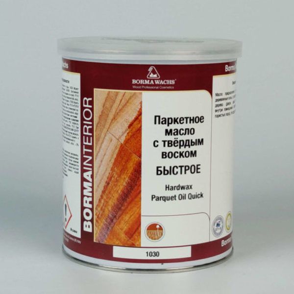 Цена на Масло с твердым воском Borma Wachs Parquet Oil 1030 Plus ...